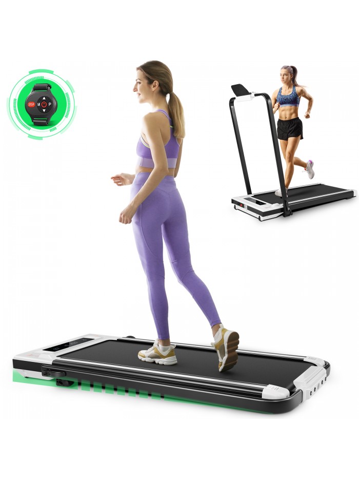 Tikmboex 4 in 1 Under Desk Treadmill with ‎2.5HP Strong Motor LED and Supports 3-Ways Control