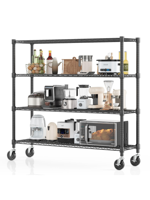 Legooin 18x60x72 inches Heavy Duty Garage Shelf Me...