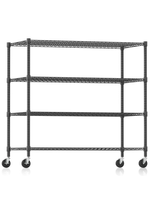 Legooin Heavy Duty Garage Storage Rack Rolling Com...