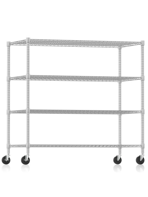 Legooin 4-Tier Heavy-Duty Storage Rack for Garage ...